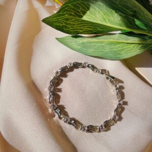 Silver Ivy Chain Bracelet