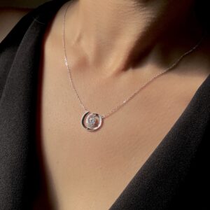 Silver Veil Necklace