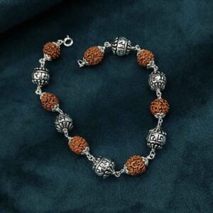 Silver Rudraksha Bracelet