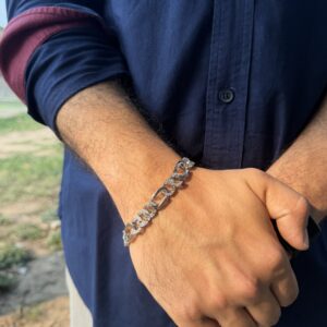 Silver Admiring Bracelet For Him