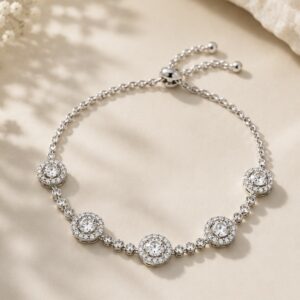Silver Solitaire Sunshine Bracelet