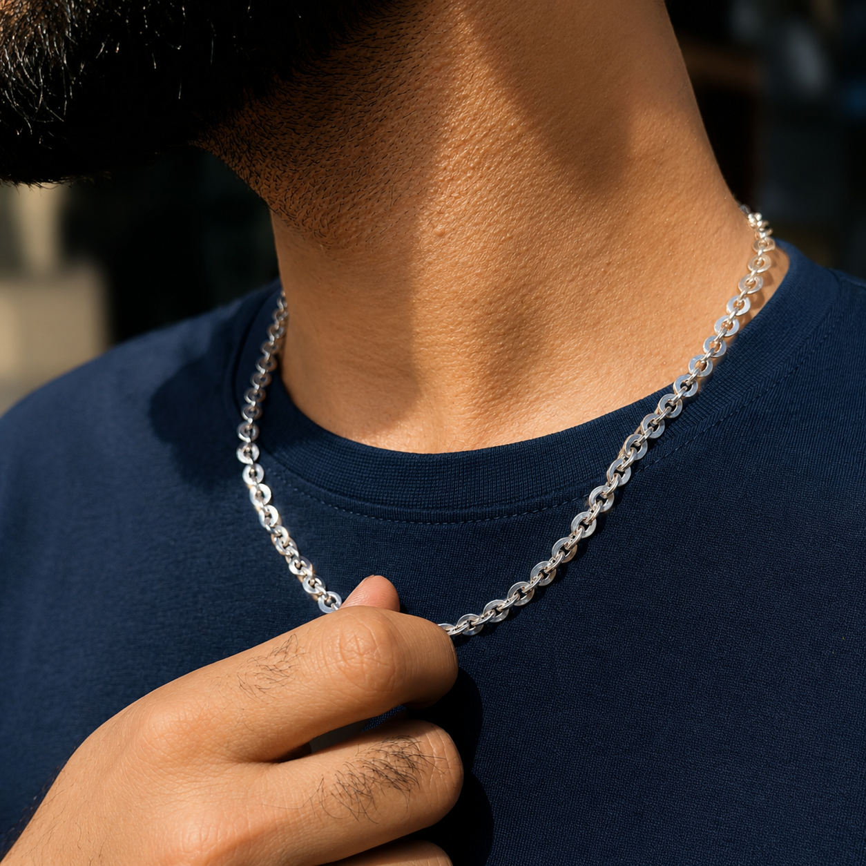 Silver Link Lore Chain